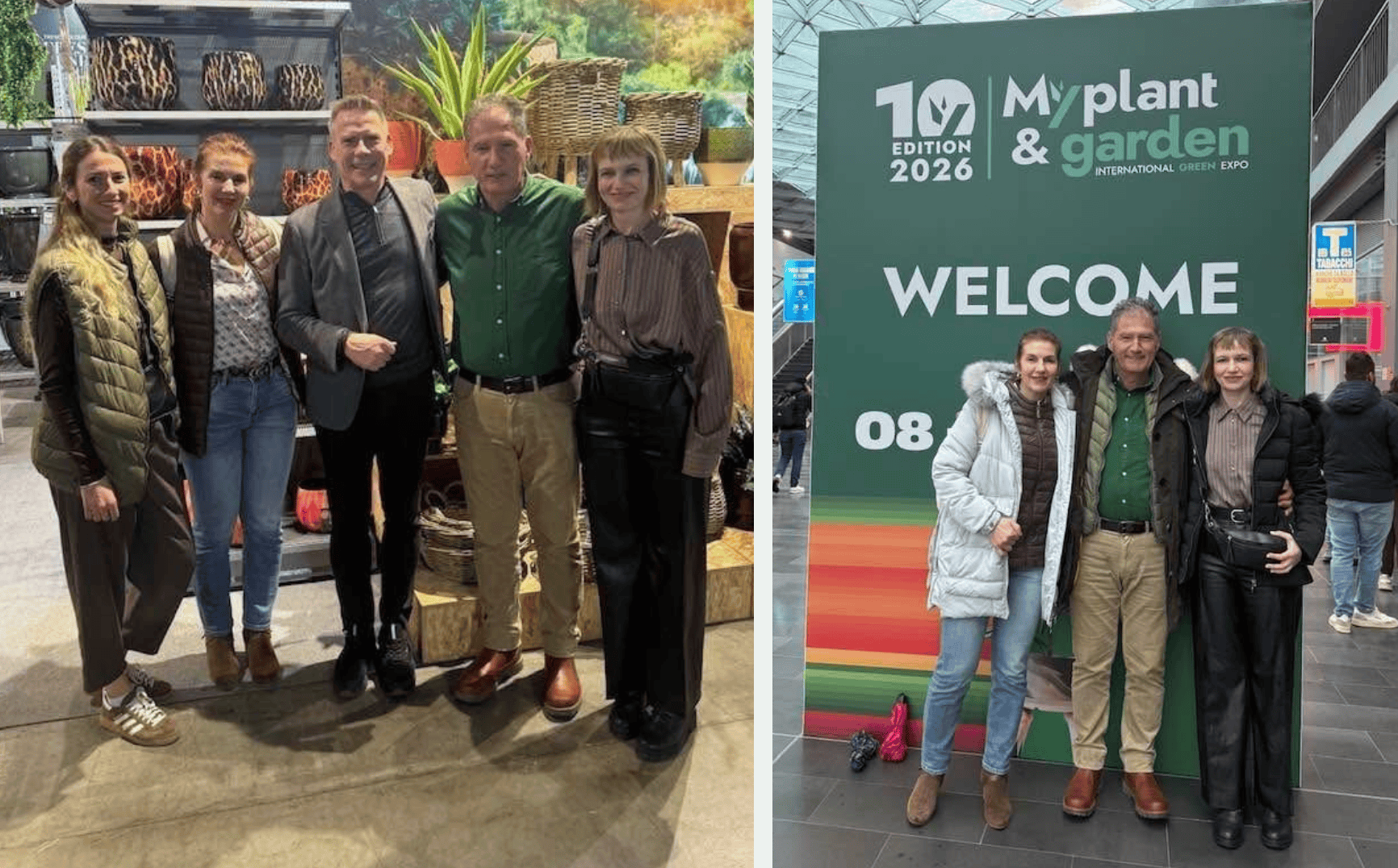 Η ομάδα μας ταξίδεψε στο Μιλάνο στη διεθνή έκθεση Myplant & Garden.